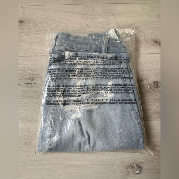 American Eagle Strigid Curvy Mom Jean Blue breeze size 2 NWT‎ in packaging - Picture 9 of 9